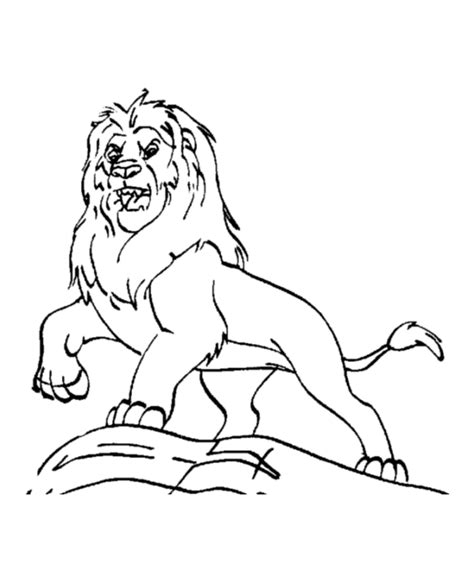 Each category features the top 10 clipart designs on the internet. Dominate male lion roaring coloring page | Simba like Lion ...