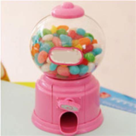 Cute Mini Bubble Gum Ball Candy Dispenser Machine Coin Box Kids Toy Ebay