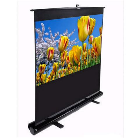 Cynthia 84 Diagonal Portable Pull Up Projector Screen Low Cost
