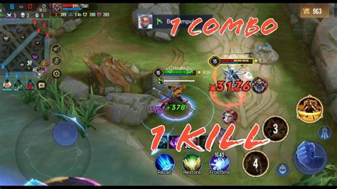 Raja Monyet 1 Combo 1 Kill Arena Of Valor Indonesia Youtube