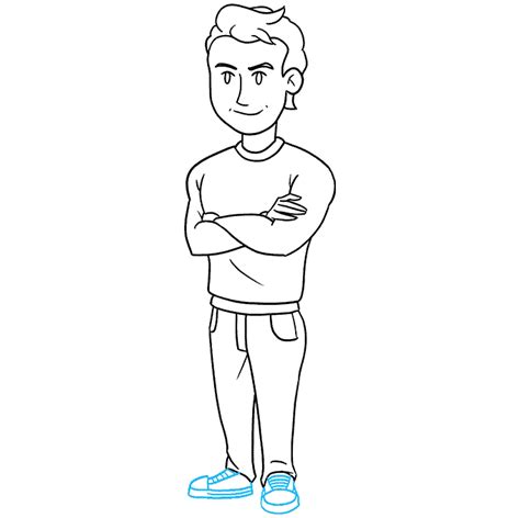 How To Draw A Man Really Easy Drawing Tutorial