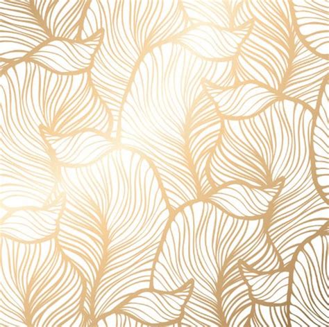 Wallpaper Golden Shapes 20 Wallpaper Classic Wallpaper Etsy Leaf
