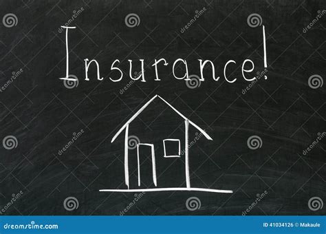 Insurance Stock Illustration Illustration Of Blackboard 41034126