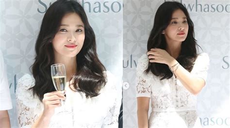 look song hye kyo s first public appearance a week after announcement of divorce push ph