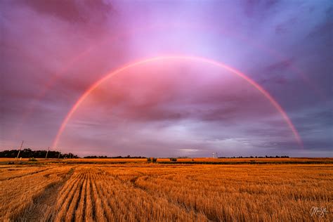 Post Harvest Rainbow Goddard Kansas Mickey Shannon Photography
