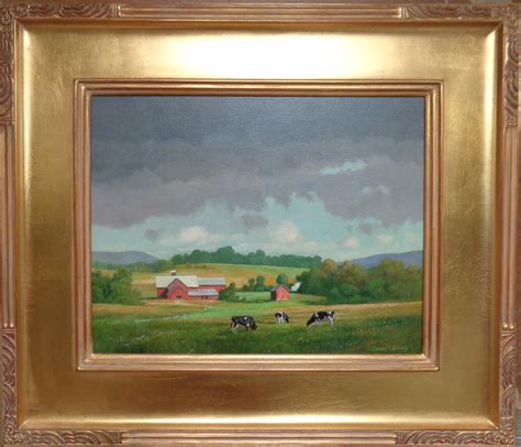 Gerald Lubeck Impressionistic Vermont Oil Painting By Gerald Lubeck