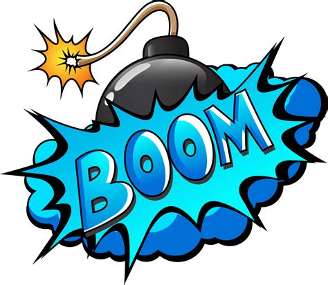 Download Hd Cartoon Bomb Blowing Up Transparent Png Image