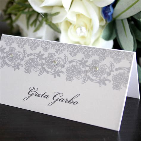 Shop place cards for your wedding, or other big event. wedding place card / name card by 2by2 creative | notonthehighstreet.com