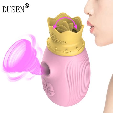 rechargeable silicone clitoral suction vibrator toys for woman women tongue lick clit stimulator