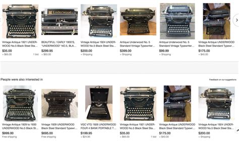 Various letters and numbers were used with serial numbers and i have no information on this. How much is my antique 1900 Underwood typewriter worth ...