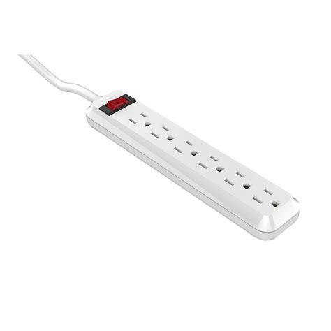 Check out our 4 outlet plug selection for the very best in unique or custom, handmade pieces from our shops. 4 ft. 6-Outlet Power Strip Surge Protector with 45° Angle ...