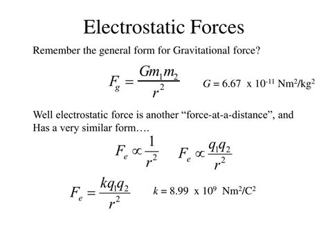 Ppt Electrostatic Forces Powerpoint Presentation Free Download Id