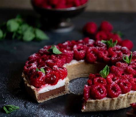Raspberry Tart Healthy Dessert Recipes By Amy Levin