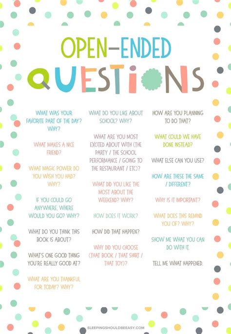 20 Open Ended Questions For Kids In 2020 Conversation Starters For