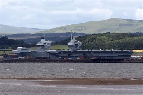 Britains Largest Ever Warship Hms Queen Elizabeth To Set Sail On