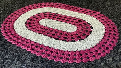 How To Crochet A Rug In Oval Shape Crochetbeja