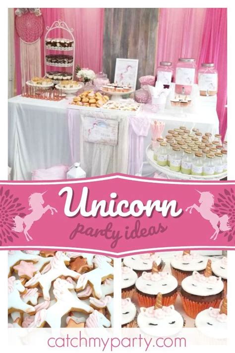 Laeacco Birthday Rainbow Unicorn Communion Party Kid