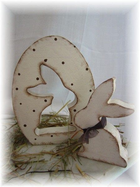 Details zu baumscheibe, holzscheibe, mammutbaum ca. kleiner Hase mit Ei -Shabby Chic von schönes aus Holz ...