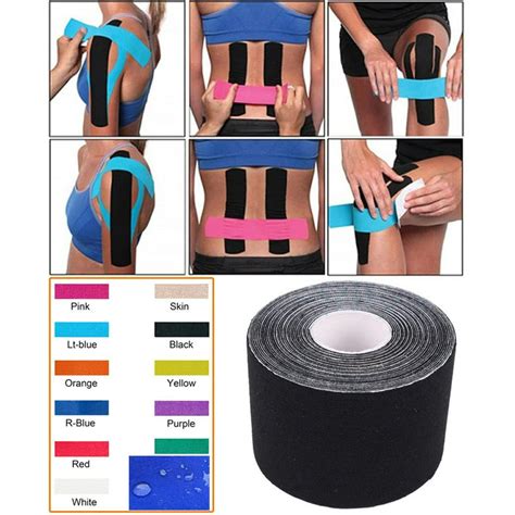 Visland Kinesiology Tape Waterproof Adhesive Sport Tape For Pain