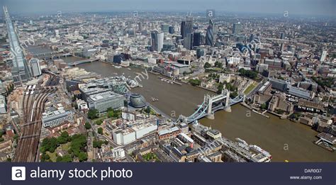 Aerial View Of London From Bermondsey Thames Tower Of