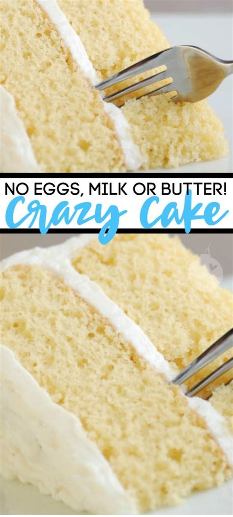 It's like a blank canvas: Vanilla Crazy Cake You Can Make With No Eggs, Milk, Or ...