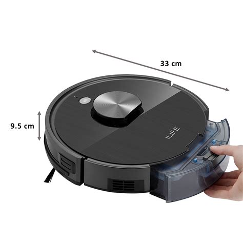 Buy Ilife Robotic Vacuum Cleaner A10s Black Online Croma