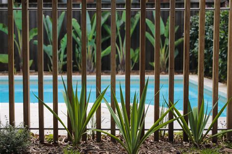 Awesome Pool Fence Ideas For Privacy And Protection Pool Fencing Landscaping
