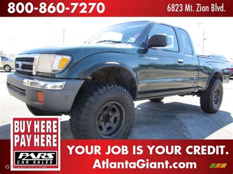 2000 Imperial Jade Green Mica Toyota Tacoma V6 Extended Cab 44316979