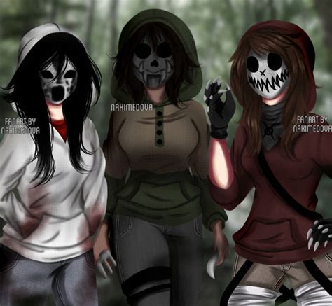 Slendermans Proxies Girls By Nakimedova On Deviantart