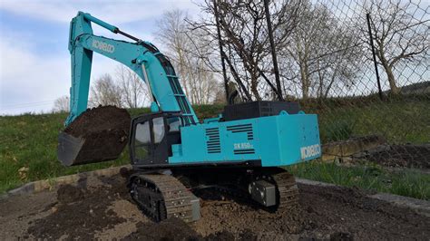 Rc Excavator Kobelco Sk850 Lc 3d Print Youtube