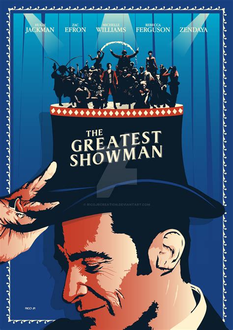 The Greatest Showman Poster Art By Ricojrcreation On Deviantart