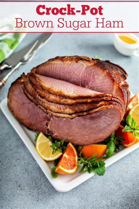 Before serving, whisk the juices in the pot to combine. Crock-Pot Brown Sugar Ham - Crock-Pot Ladies