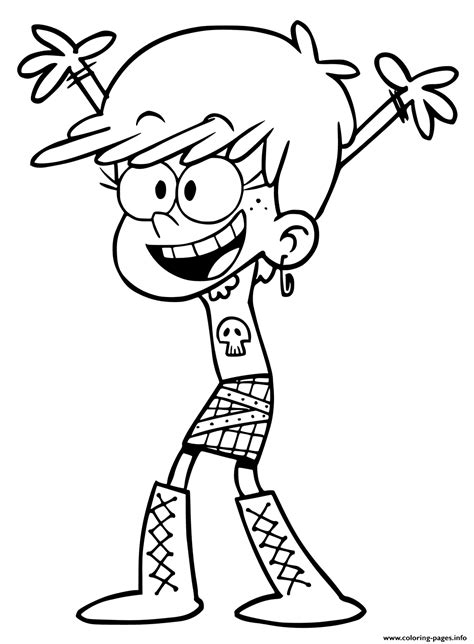 Loud House Character Coloring Pages