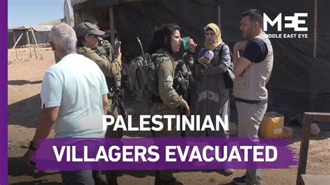 Palestinian Villagers Evicted From Their Homes Due To Israeli Military