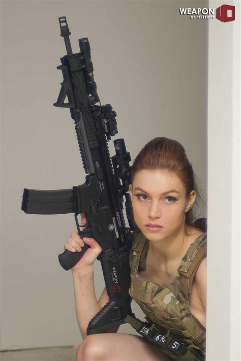 Military Girl Military Women Cool Guns Warrior Girl Gurl Weapons Beauty