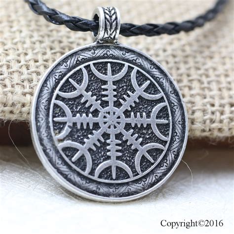 Buy 10pcs Norse Vikings Runes Amulet Pendant Necklace