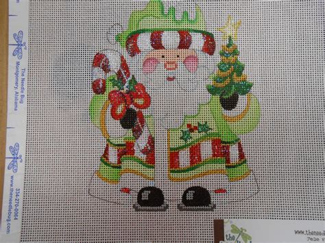 strictly christmas needlepoint patterns santa canvas needlepoint kits