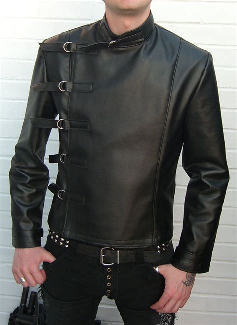 Leatherette Buckle Jacket By Supernalclothing On Etsy 10500