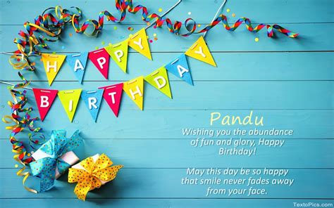 Happy Birthday Pandu Pictures Congratulations
