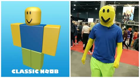 Roblox Classic Noob In Real Life Characters In Skins Models Heroes