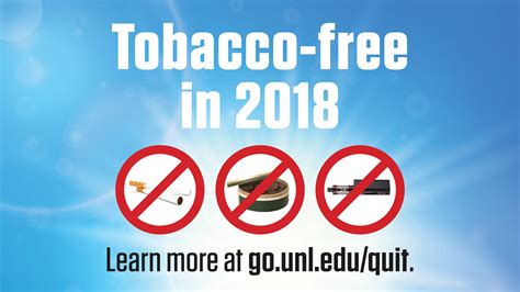 Campus Goes Tobacco Free Jan 1 Announce University Of Nebraska Lincoln