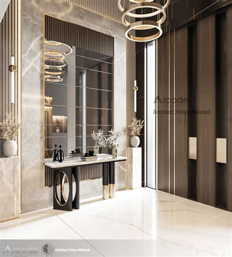 Villa Entrance On Behance Luxury Houses Entrance Lobby Interior