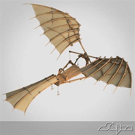3ds Max Da Vinci Flying Machine Da Vinci Inventions Steampunk