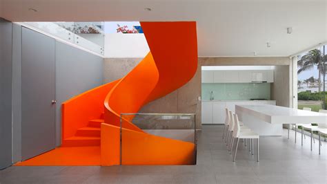Ten Home Interiors Animated By Sculptural Spiral Staircases Whipop