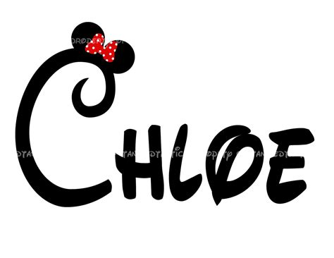 Disney Alphabet Set Font Svg Vector Minnie Mouse Face