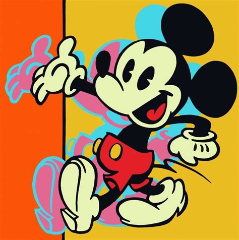 Keep Smiling Painting Pop Art Painting Disney Pop Art Cartoon Painting