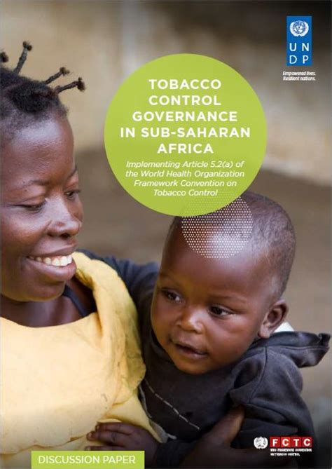 Tobacco Control Governance In Sub Saharan Africa United Nations