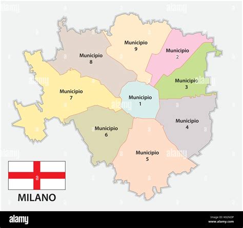 Milan Map Vector Hi Res Stock Photography And Images Alamy