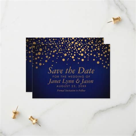 For this particular project, we are making a save the date card. Create your own Flat Save The Date Card | Zazzle.com | Save the date cards, Blue save the dates ...