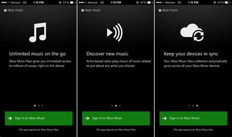 Xbox Music App Comes To Ios And Android Free Streaming In Browser Now